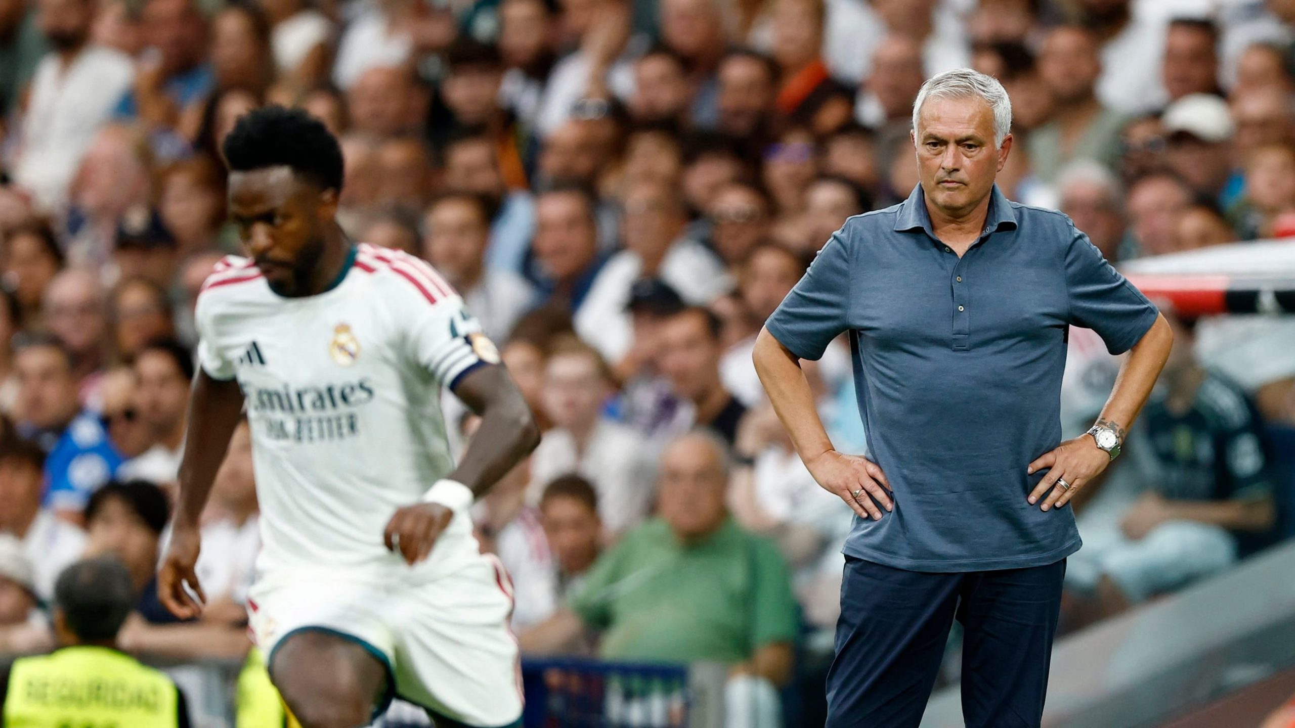 La contundente frase de Mourinho para Vinicius tras el enojo del futbolista por ser reemplazado en el Real Madrid