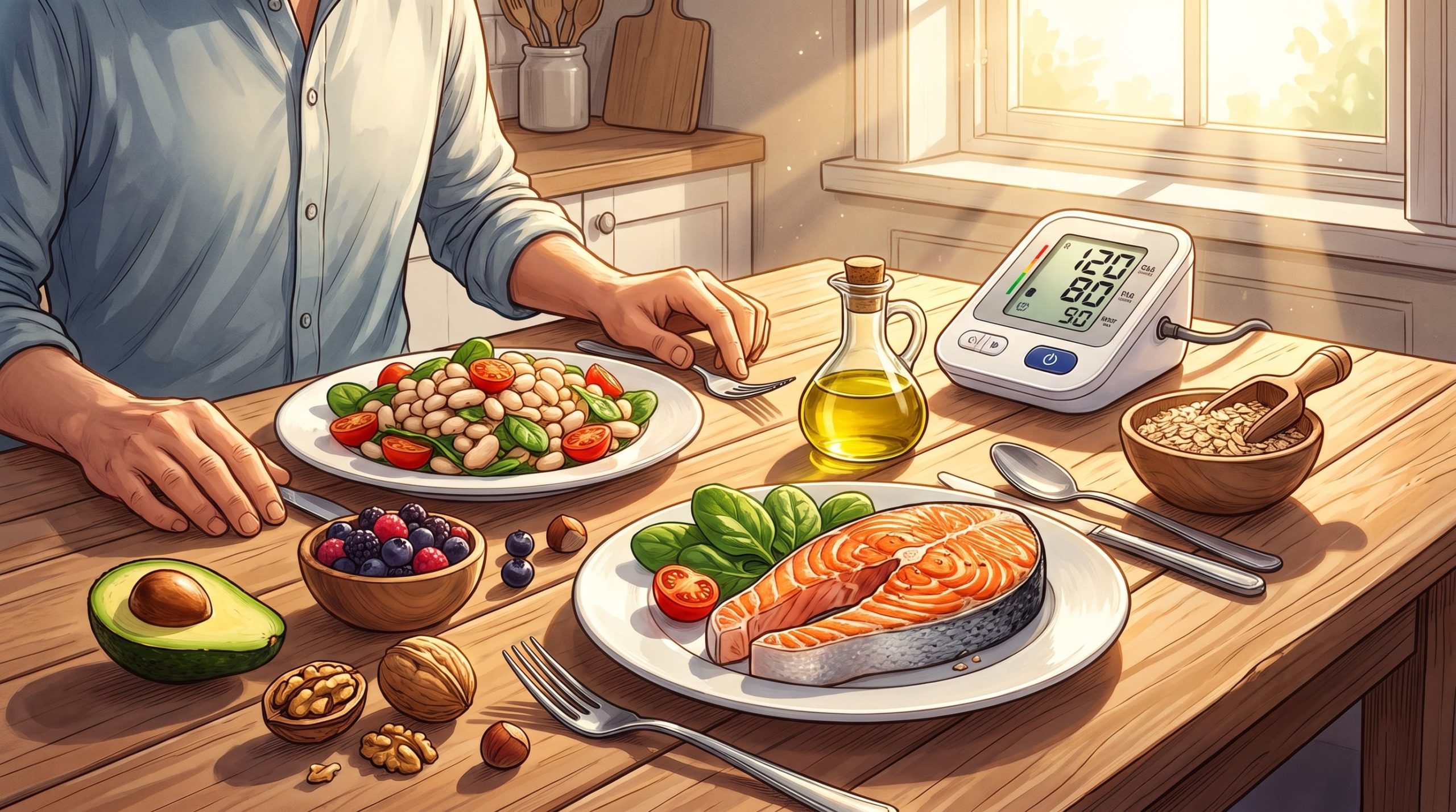 La dieta más recomendada contra la hipertensión sería segura para quienes ya toman medicación, según un estudio