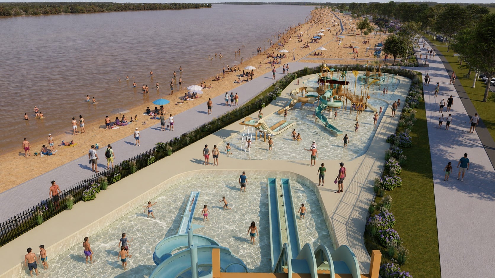 La Justicia rechazó la demanda de Ciudad Futura para frenar las obras del Parque Acuático
