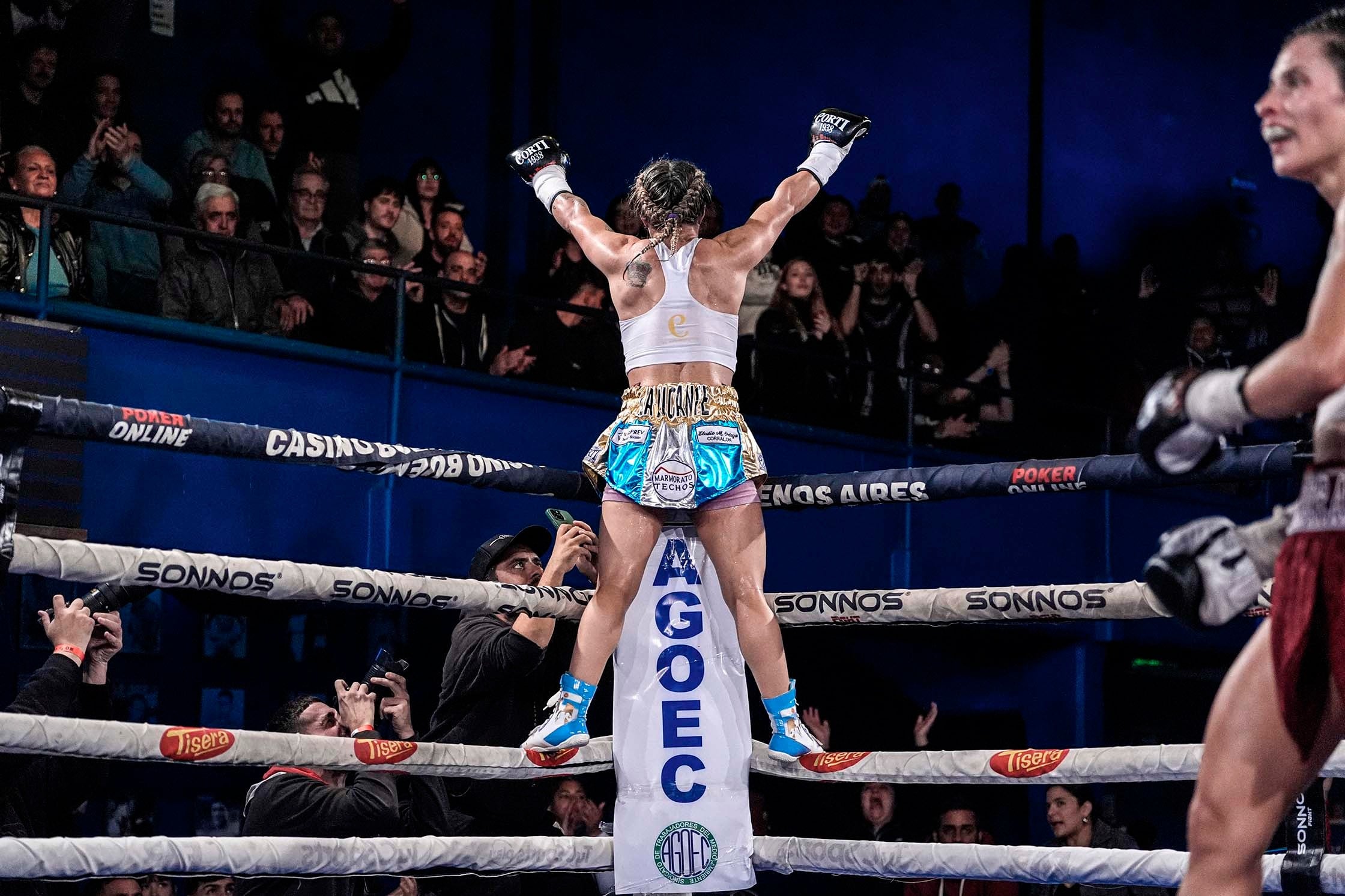 Sol Baumstarh y la última joya de la abuela: la campeona defiende el único título mundial que tiene hoy el boxeo nacional