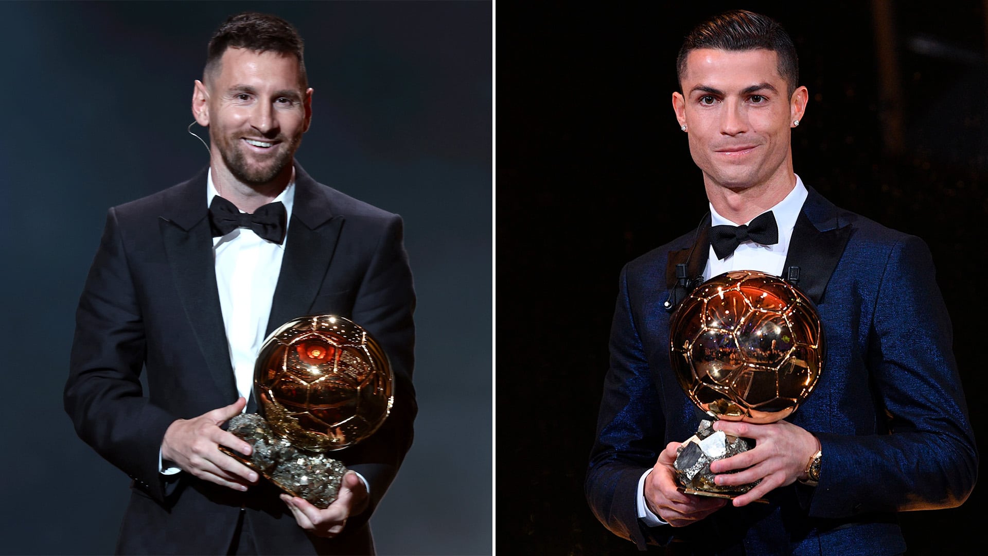 El Balón de Oro lanzó una votación para elegir al más grande de la historia: la inesperada distancia en la puja entre Messi y Cristiano