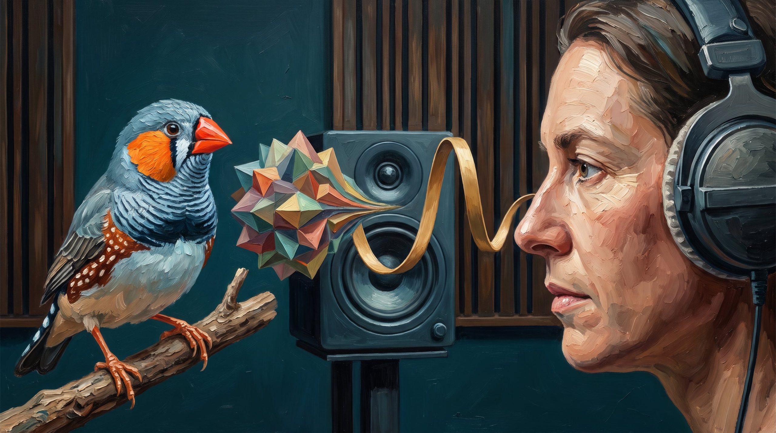 Humanos y aves cantoras escuchan los mismos sonidos, pero los organizan de maneras opuestas