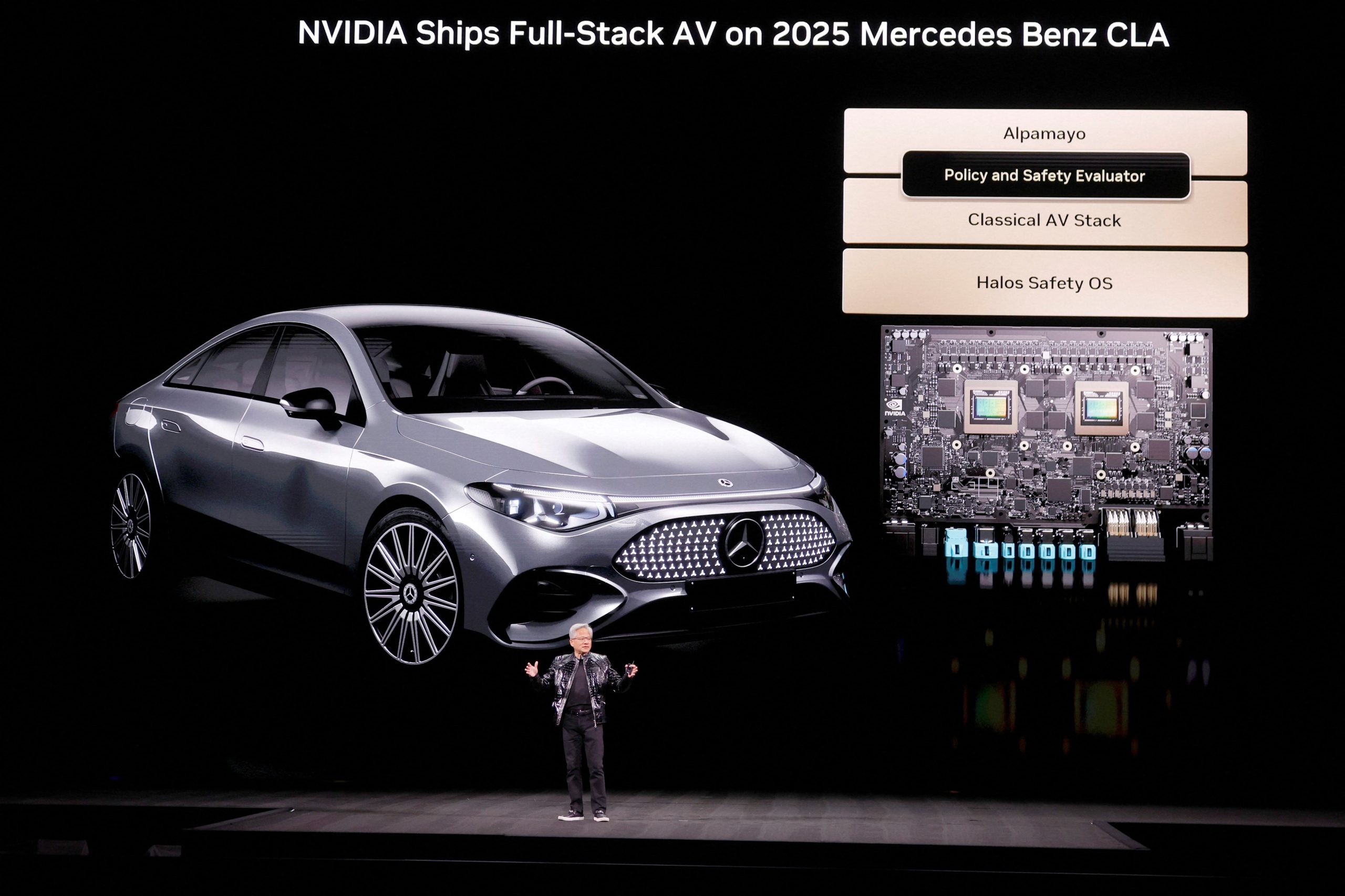 Nvidia desarrollará autos sin conductor de nivel 4 con Mercedes-Benz