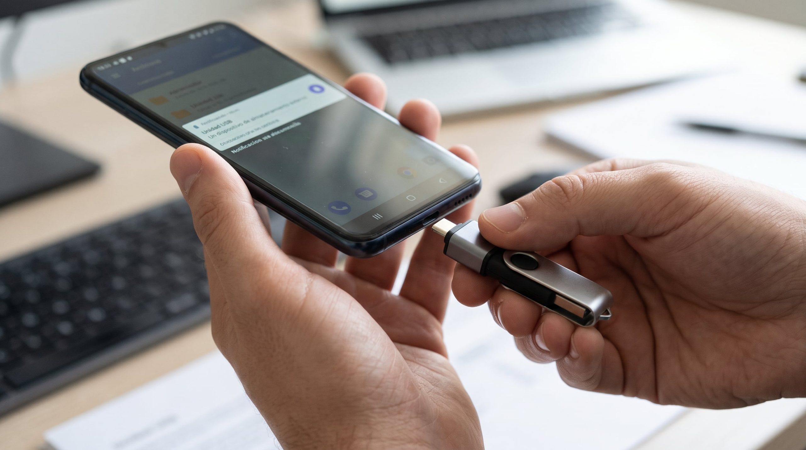Cómo conectar un pendrive a tu móvil Android y ahorrarte la nube de pago