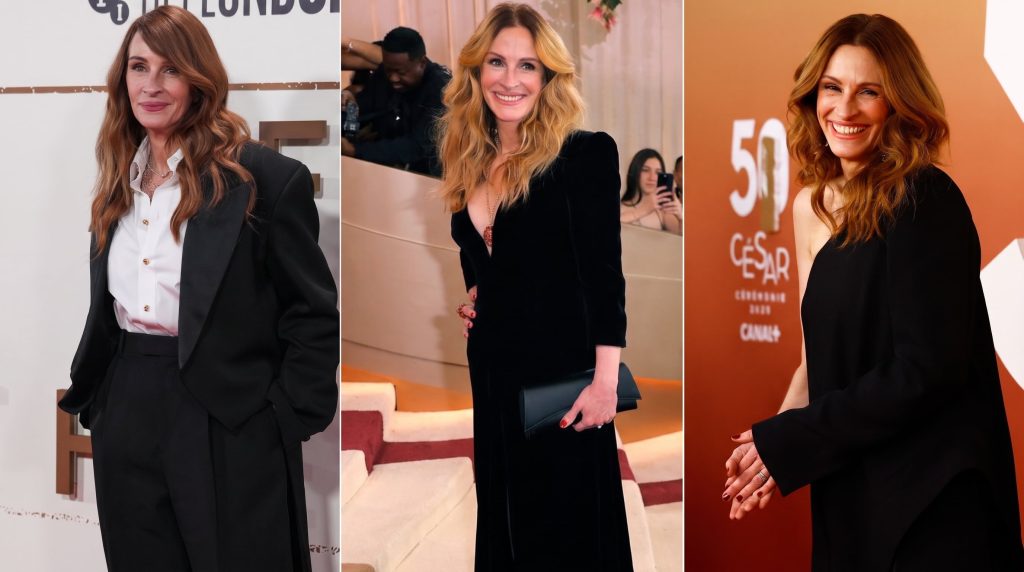 Julia Roberts a los 59: la vigencia de un estilo definido por la sastrería y los clásicos de alfombra roja