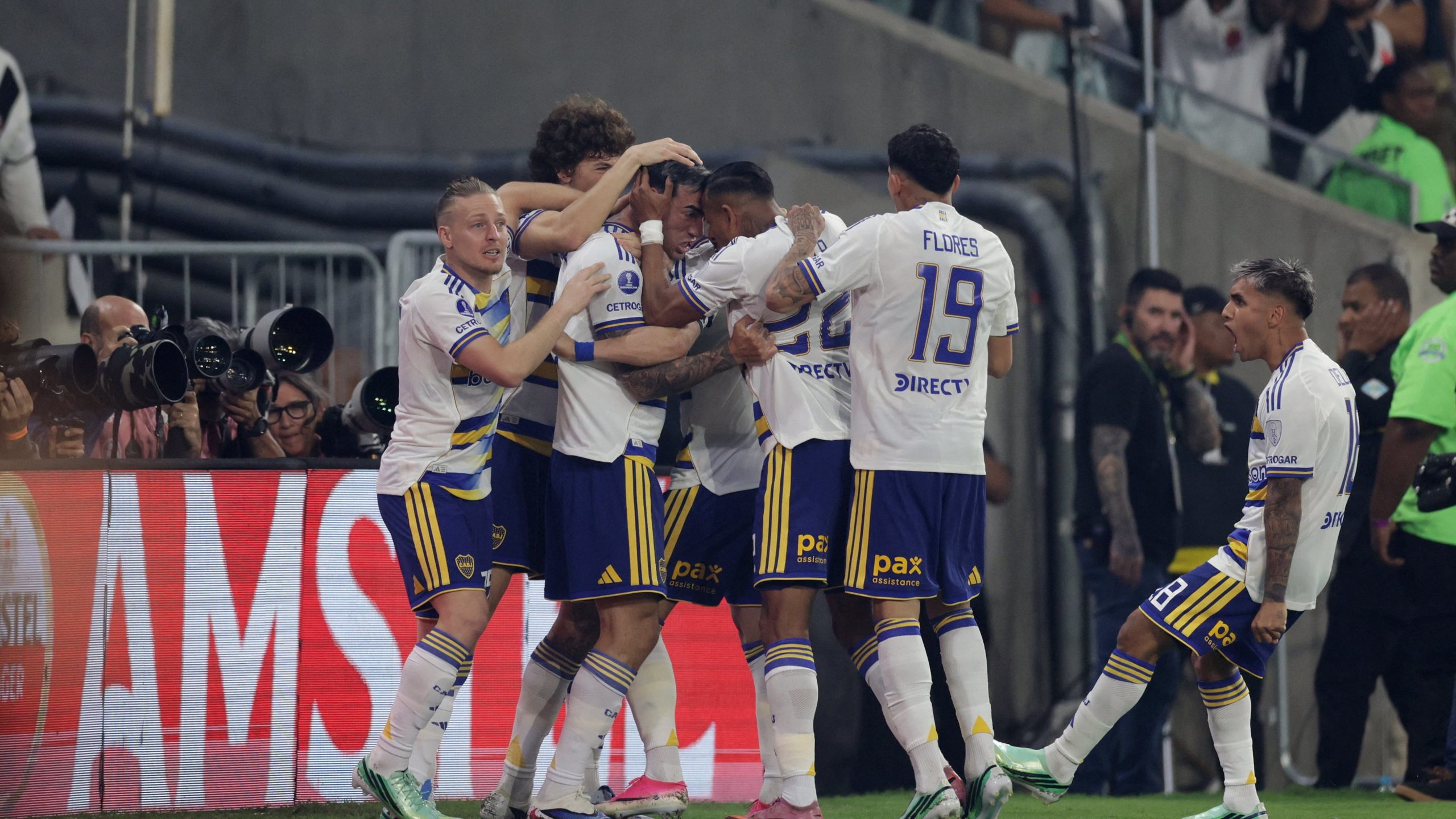 Boca Juniors remonta la serie en Brasil y le gana a Vasco da Gama por las semifinales de la Copa Sudamericana