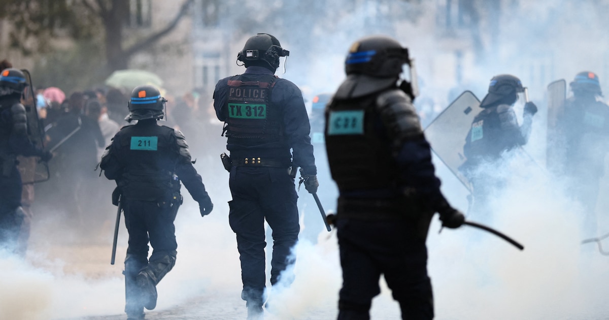 Cientos de miles de personas se manifestaron en Francia en la quinta jornada de protestas estudiantiles