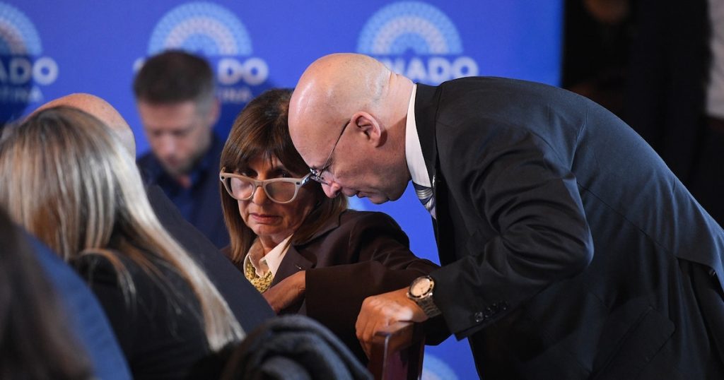 Senado: cruce de Patricia Bullrich con una fiscal que intervino en el caso del policía Chocobar