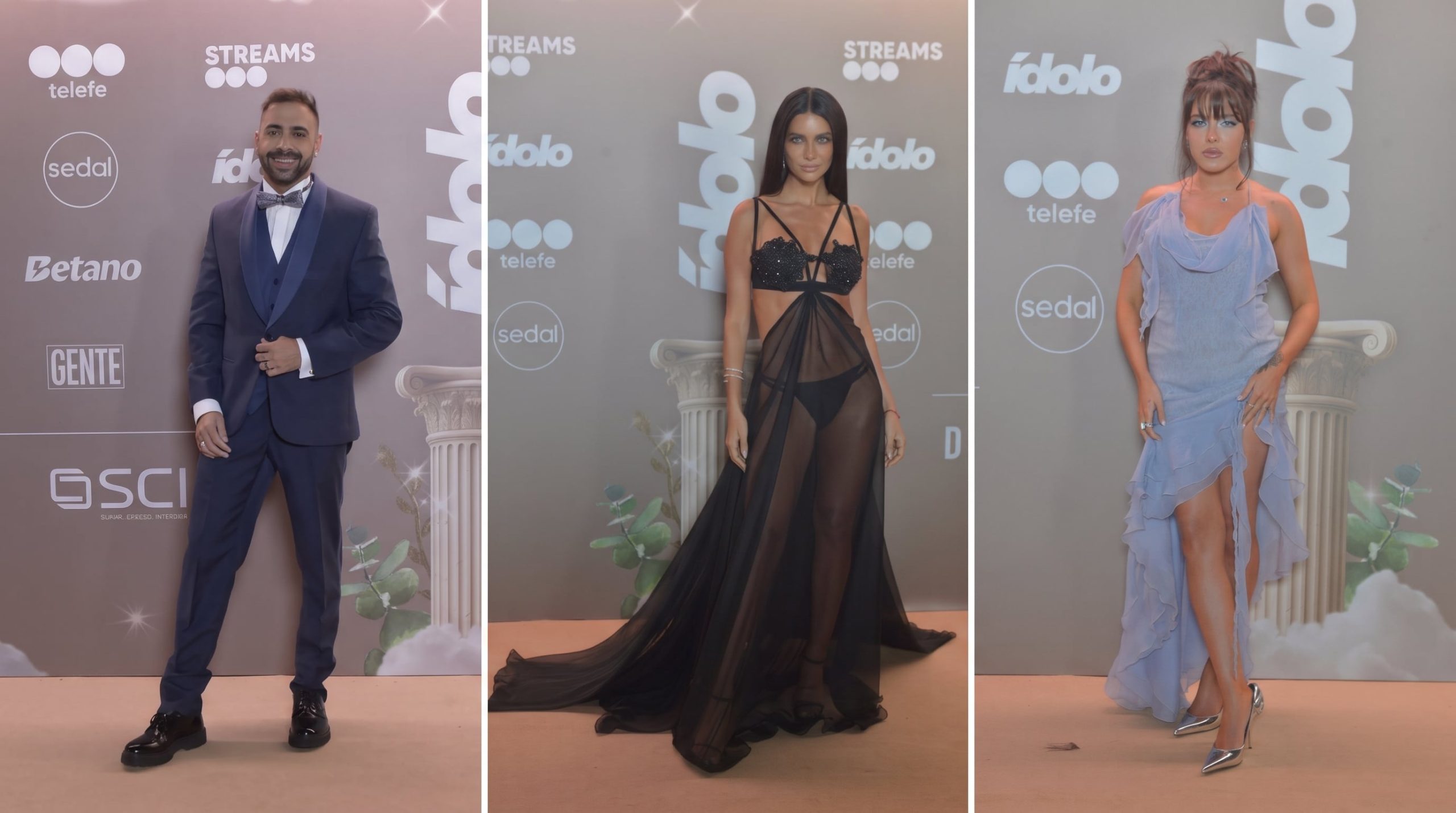 Encaje, transparencias y brillos: seis looks que definieron el glamour de los Premios Ídolo