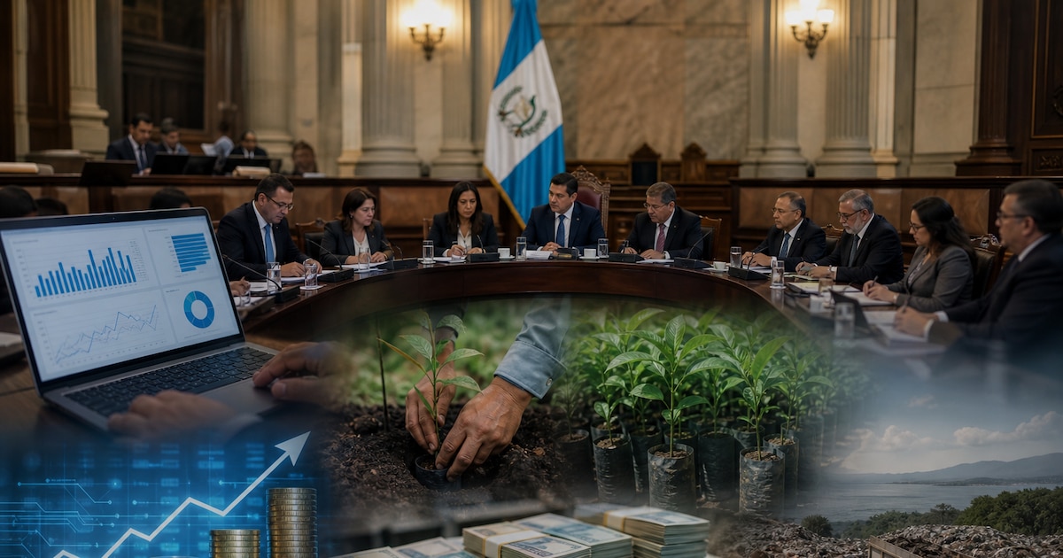 La comisión legislativa de Finanzas del Congreso de Guatemala condiciona los aumentos presupuestarios de 2027 al avance del gasto público