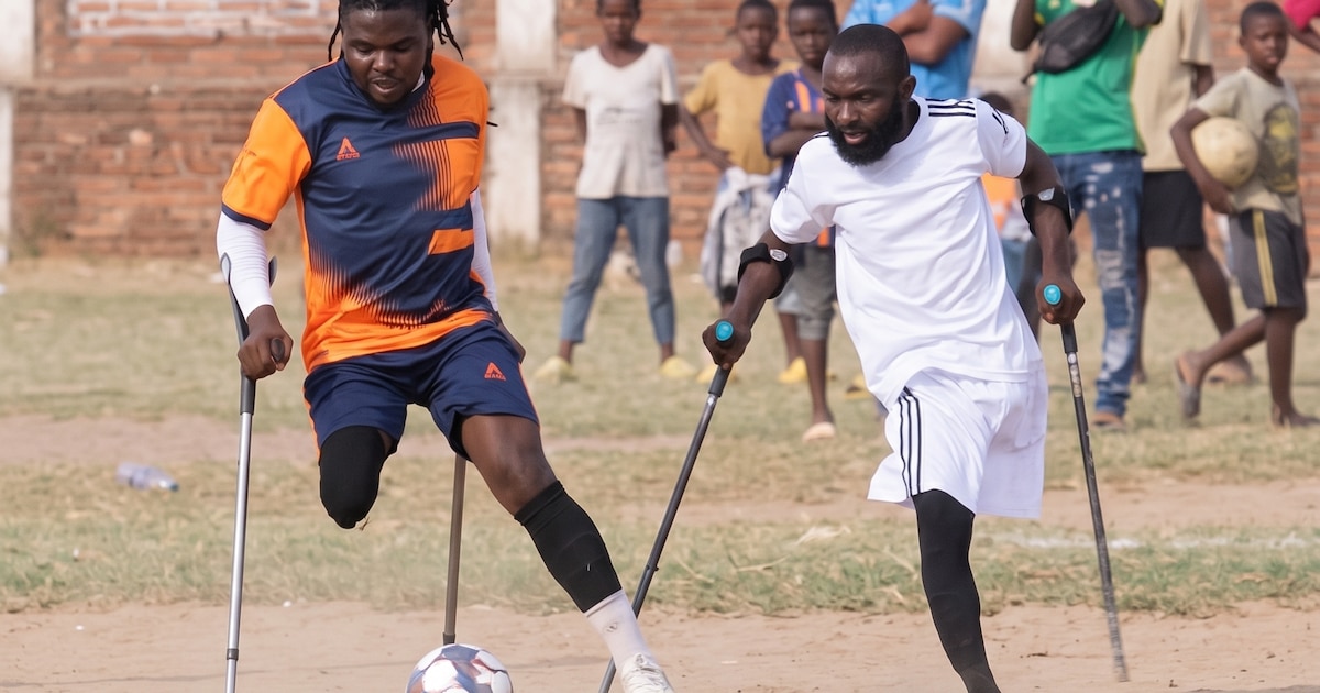 El fútbol como forma de reconstrucción: víctimas de la guerra participaron del primer torneo para amputados en el Congo
