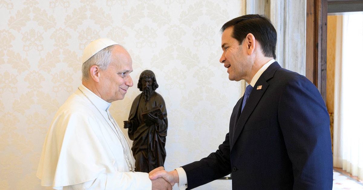 Marco Rubio expresó su apoyo al papa León XIV tras el diagnóstico de cáncer de pulmón