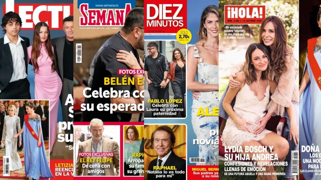Las revistas del corazón esta semana: la cita secreta del rey Felipe con sus amigos en Madrid