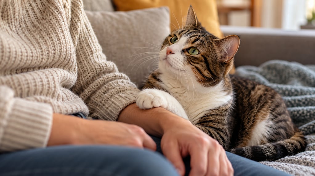 Carlos Gutiérrez, veterinario: “Si tu gato te apoya una pata y se queda con vos, podría estar demostrándote su cariño y confianza”