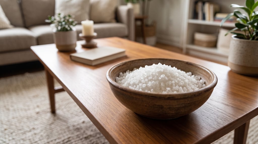 Colocar un cuenco con sal gruesa en el living: para qué sirve y por qué lo recomienda en Feng Shui