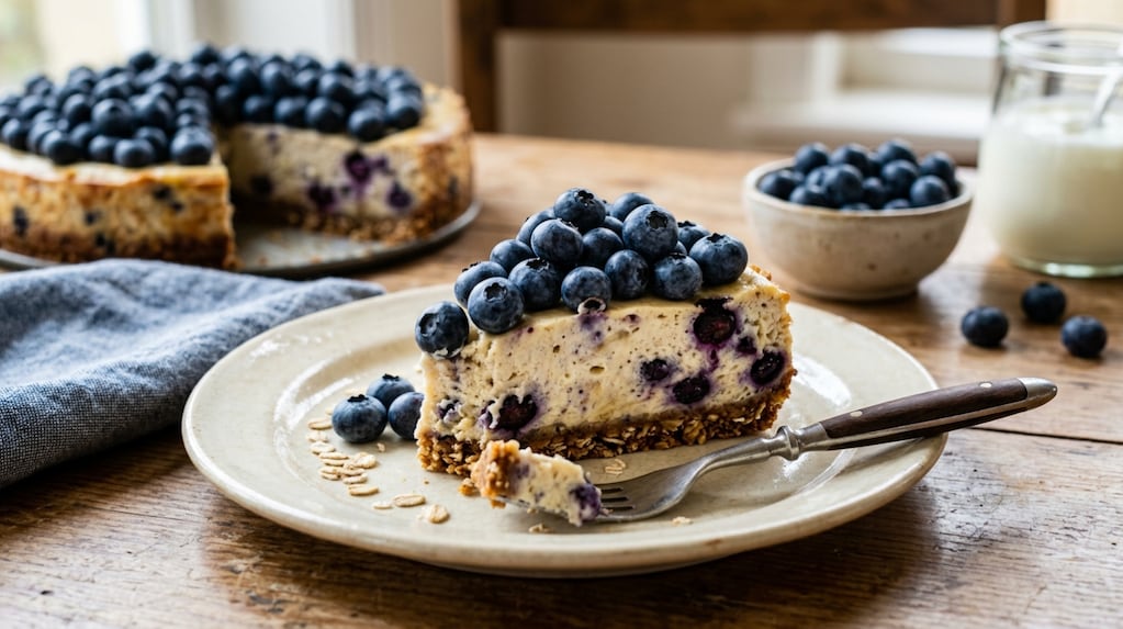 Con una banana, 300 g de yogur, 2 huevos y 50 g de arándanos: cómo hacer un cheesecake proteico sin azúcar ni harinas