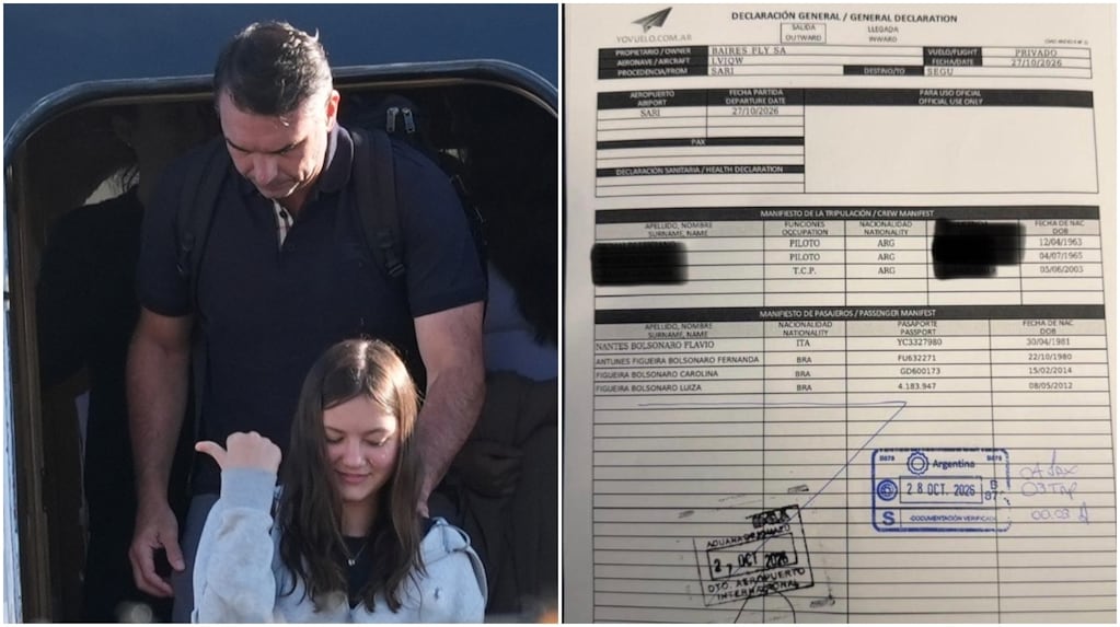 Cómo fue el plan de fuga de Flávio Bolsonaro: se escondió a 90 minutos de la frontera y salió de la Argentina con un pasaporte italiano