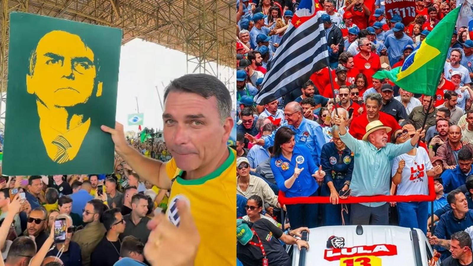 Bolsonaro celebró y adelantó "un cambio", pero Lula promete "derrotarlo" en el balotaje