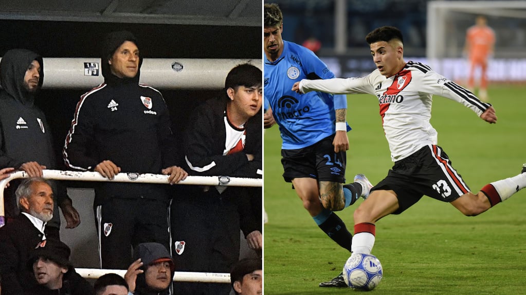 Video: la eufórica reacción de Enzo Pérez al gol de Thiago Almada en el triunfo de River ante Belgrano