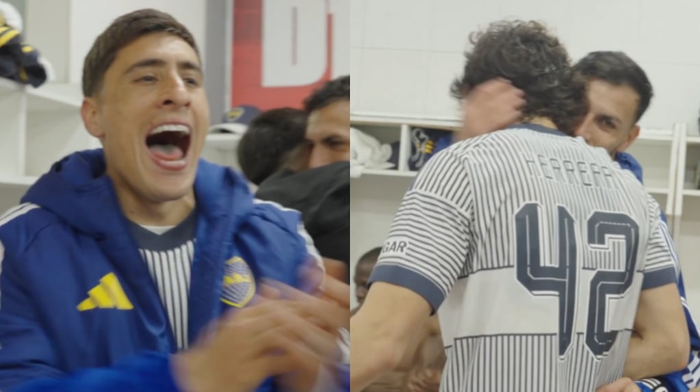El festejo de los jugadores de Boca tras vencer a Independiente y el mensaje para el Superclásico