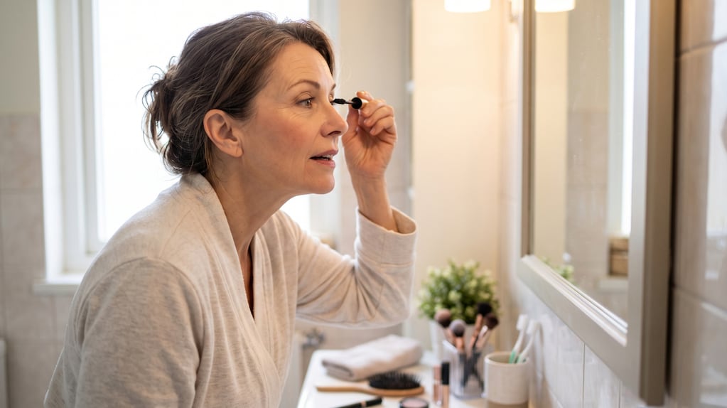 Maquilladoras profesionales coinciden: “A partir de los 50, aplicar máscara de pestañas en las de arriba ayuda a abrir la mirada”