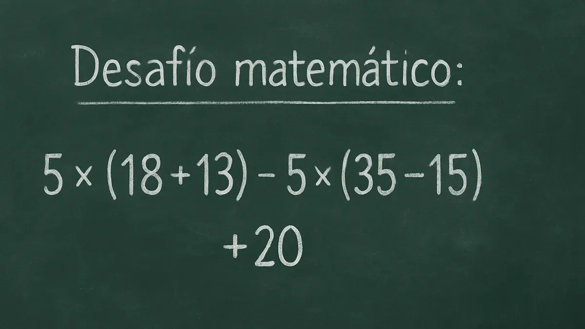 Desafío matemático: ¿en cuánto tiempo lográs resolver esta cuenta?