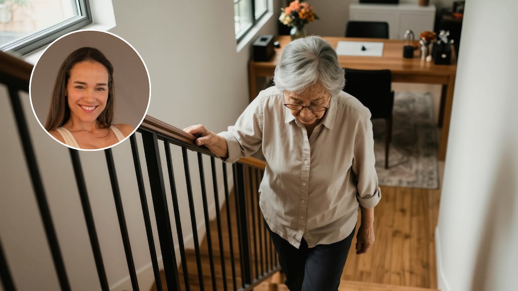 Patricia Vera, entrenadora: “Si después de los 60 años cada vez te cuesta más subir escaleras, fortalecé las piernas con este ejercicio de 20 a 30 segundos”