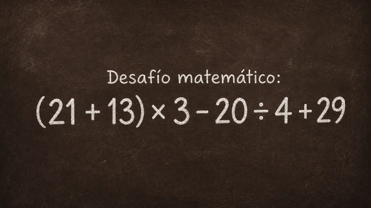 Desafío Matemático: una propuesta fácil de responder