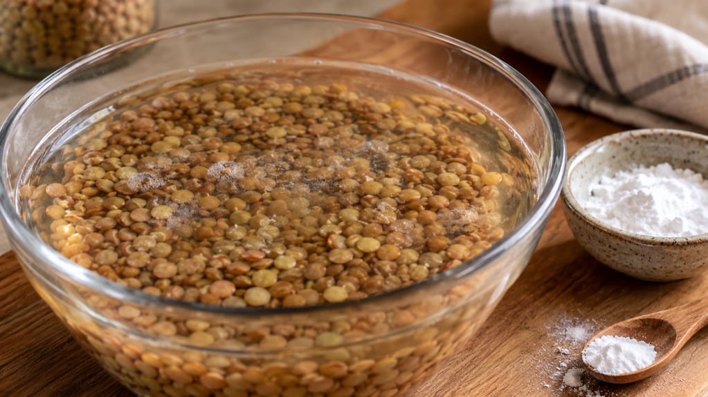 Nutricionistas coinciden: dejar lentejas en remojo con bicarbonato no sólo las ablanda mejor sino que mejora la digestión