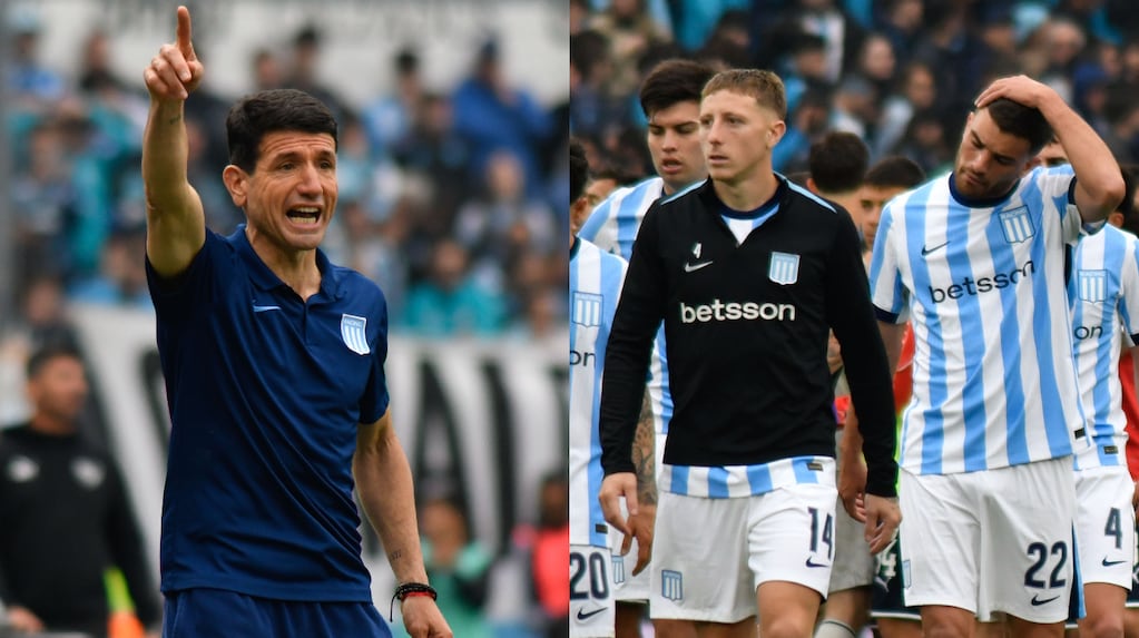 “No se les puede decir nada a los jugadores”: el respaldo del DT de Racing a sus jugadores tras el empate ante Independiente