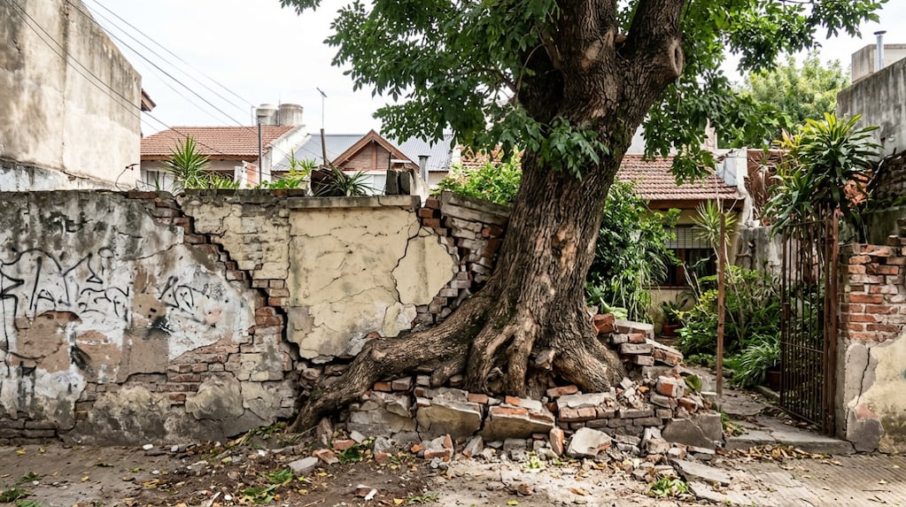 Un árbol de su vecino dañó la medianera y fue a la Justicia: resolvieron podarlo e indemnizarlo por $2,7 millones